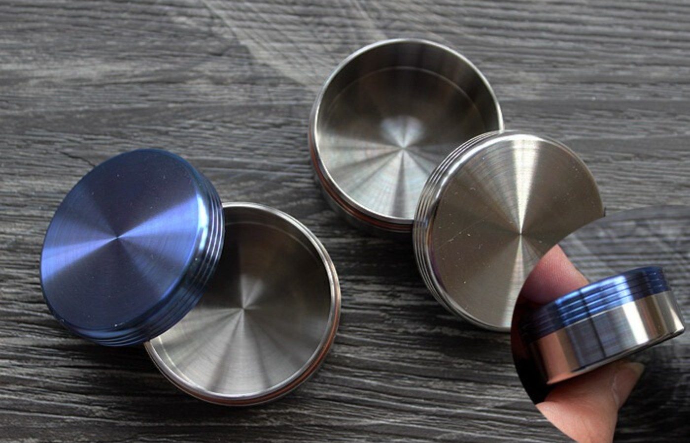 Titanium Alloy Waterproof Container Pill Box Travel Outdoor EDC Tool Keychain