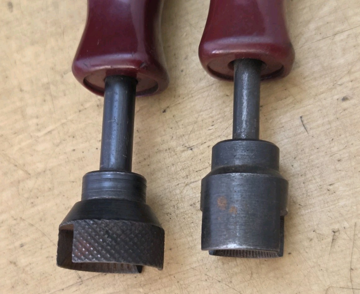 Matco Tools - 2 Maroon Hard Handle Brake Spring Removal/Installer Tools