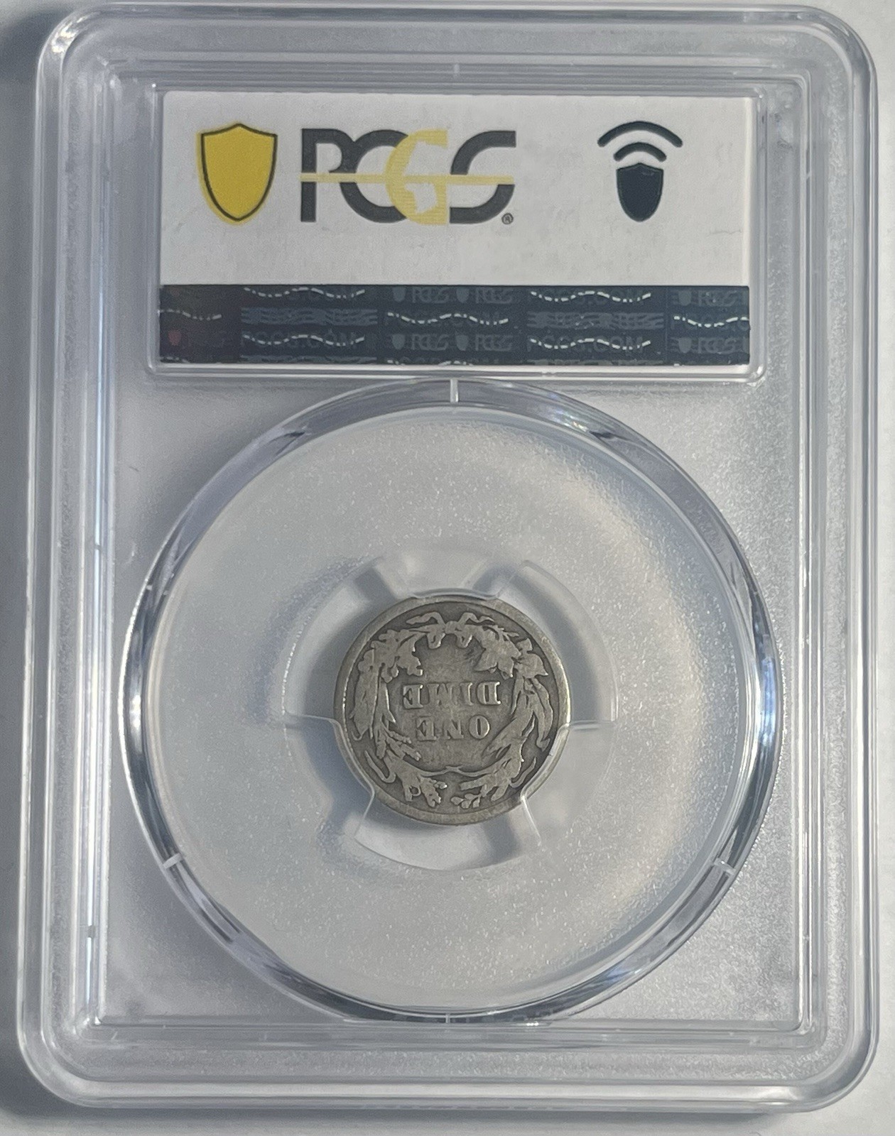 1913 BARBER SILVER DIME GRADED PCGS G06