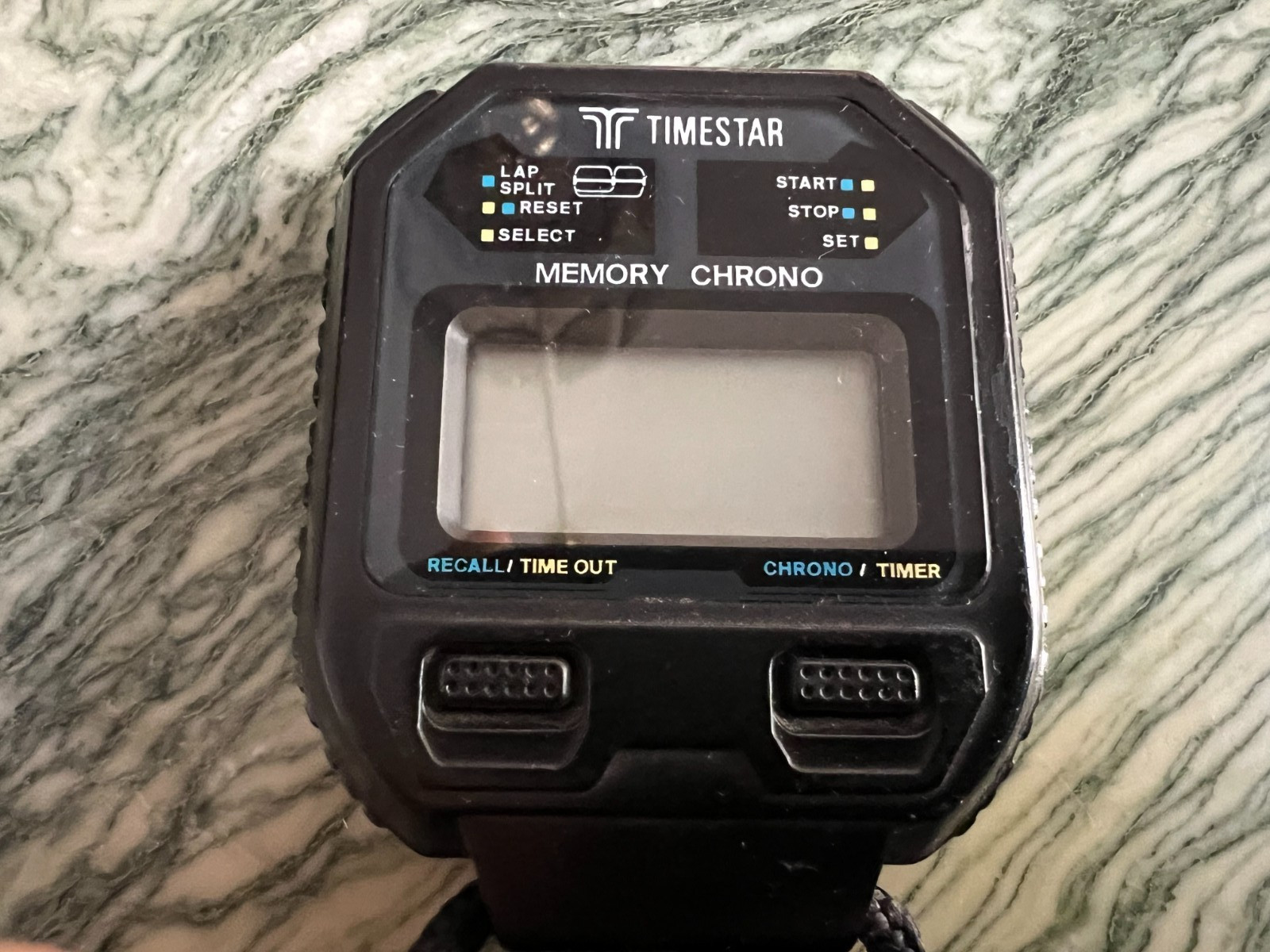 Memory Chrono Memo-Sport Programmable Stop-Watch For Parts