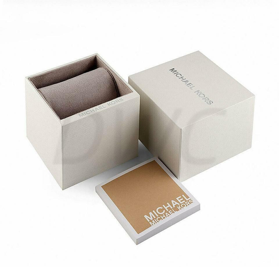 Michael Kors watch box storage case with booklet and pillow