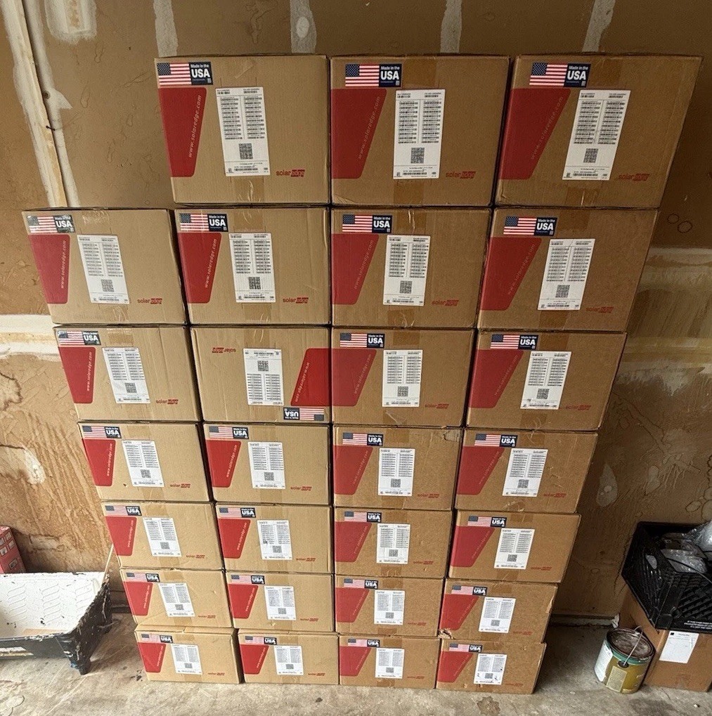 Brand New Box SolarEdge U650 Power Optimizers U650-1GM4MRMU (63 Boxes Available)
