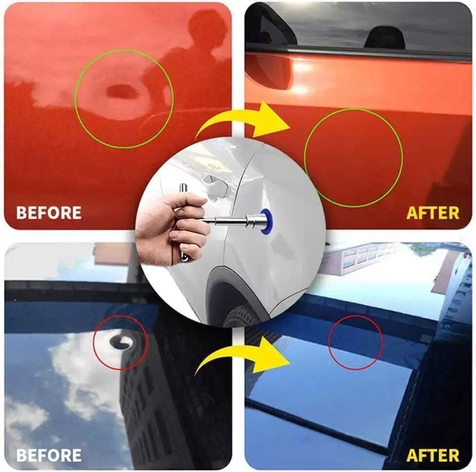 19PCS Car Paintless Dent Repair Puller Dint Hail Damage Lifter Remover Puller US