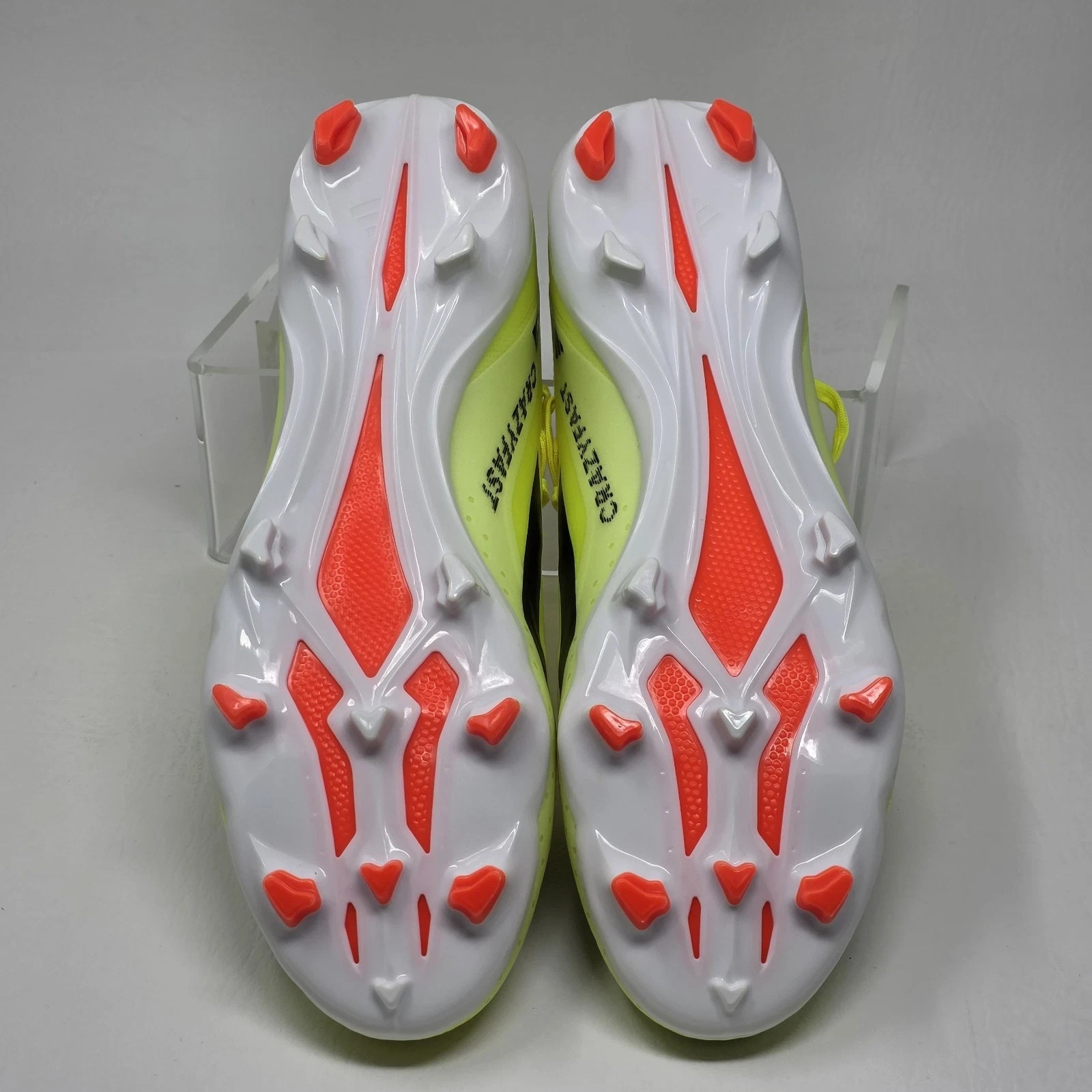 Adidas X Crazyfast League FG Soccer Cleats Yellow White IG0605 Mens Size