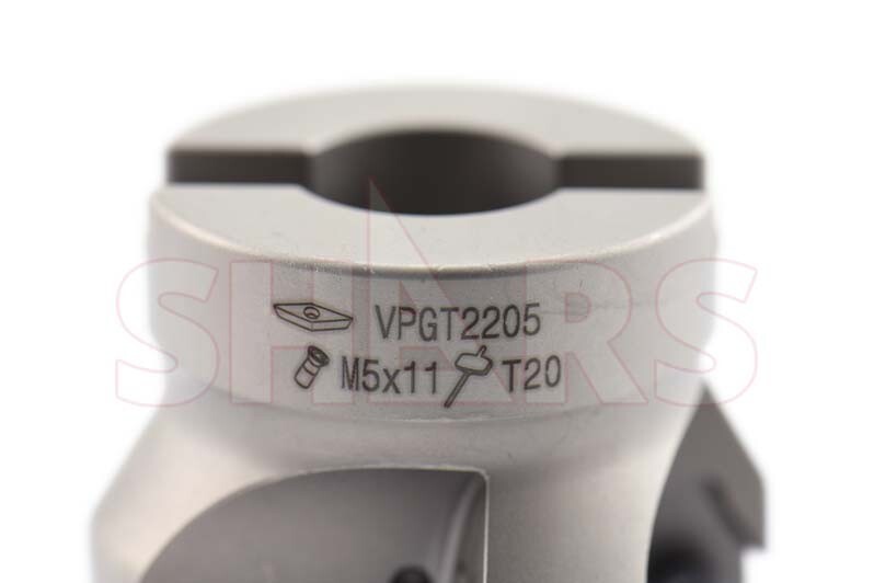 Shars 2" 90 Degree Square Shoulder Indexable Face Mill for VPGT Insert NEW P[