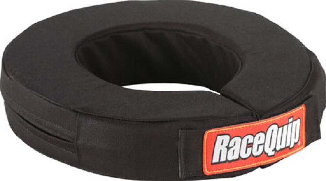 RACEQUIP NECK BRACE COLLAR HELMET SUPPORT 360deg. BLACK NON-SFI p/n#333003