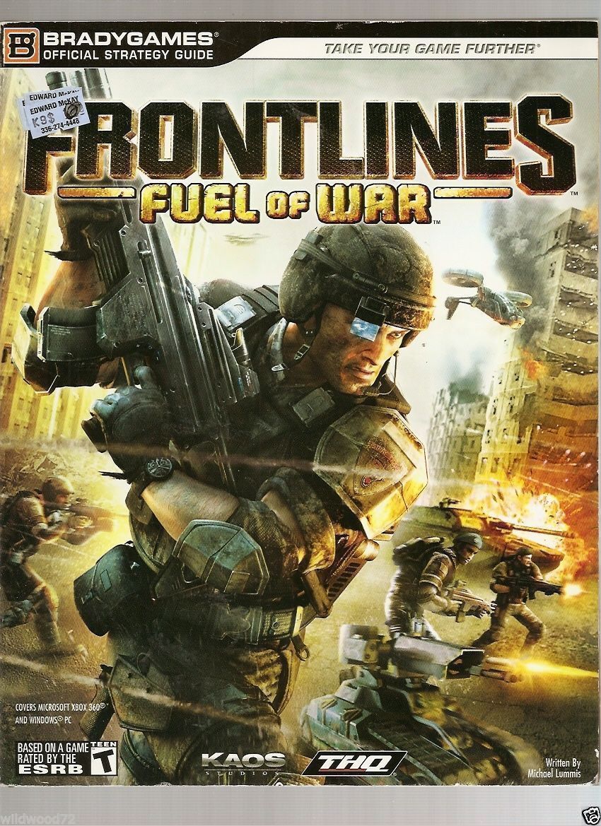 Frontlines : Fuel of War by Michael Lummis and BradyGames Staff (2008, Paperb...
