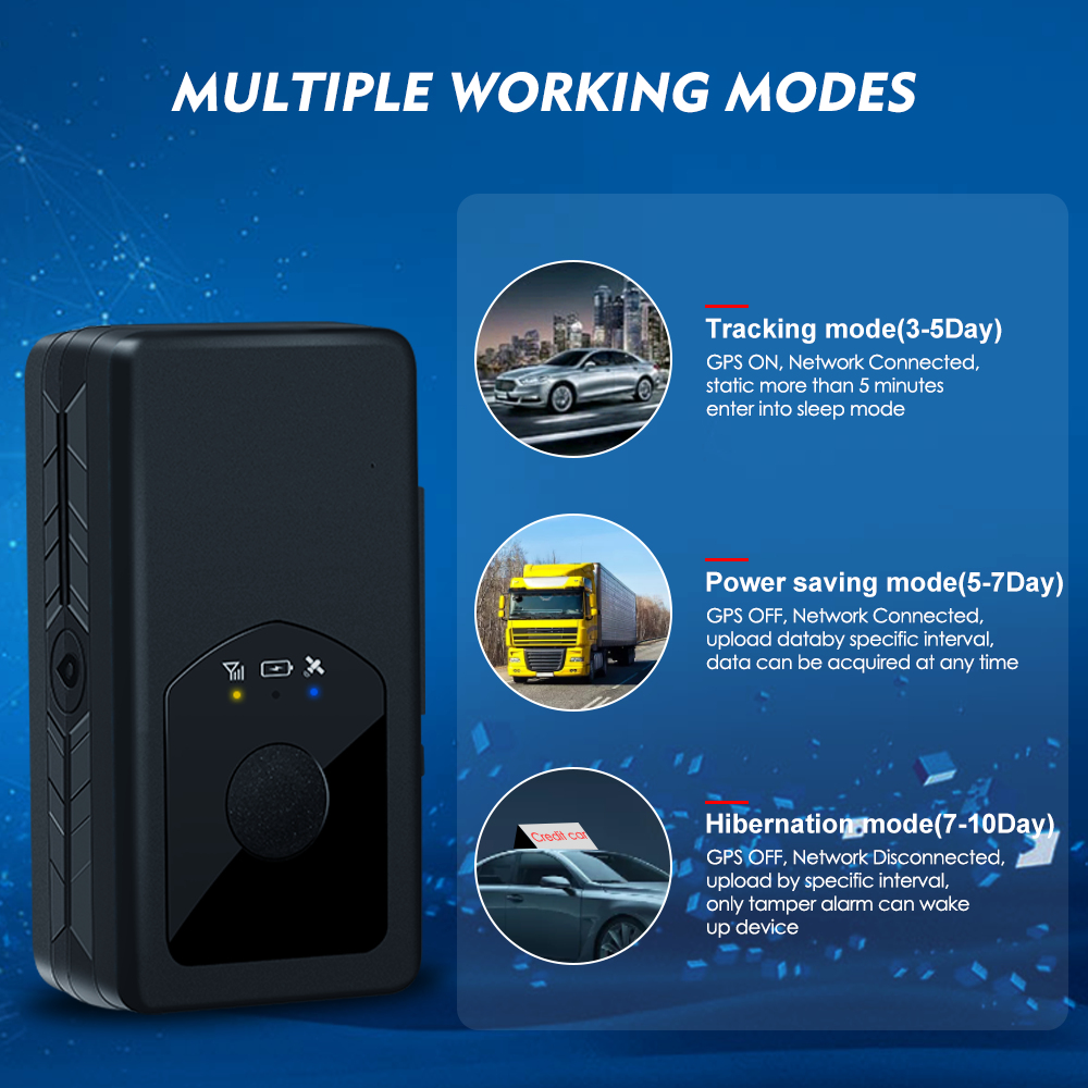 4G GPS Tracker Portable Mini GPS Tracking APP 3000mah Waterproof Voice Monitor
