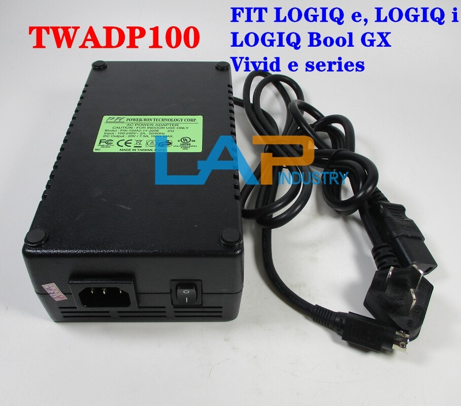 NEW FIT GE LOGIQ e Portable Color Ultrasound Equipment Power Adapter TWADP100