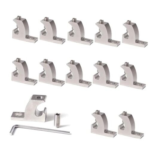 Solar Panel Grounding Lugs,12-Pack Aluminum Lay-in Connectors,Pool Bonding