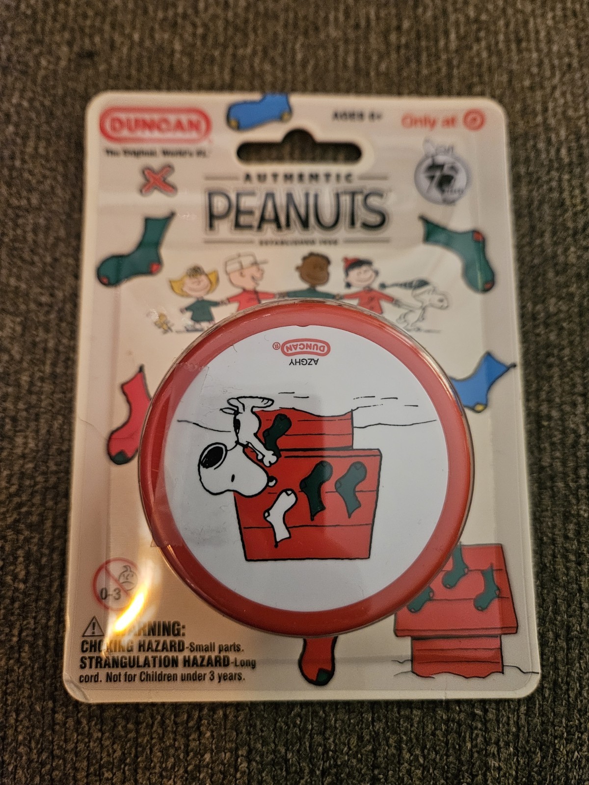 Duncan Yo-Yo's Christmas Peanuts Snoopy Classic Butterfly Yo-Yo Game Toy RARE!🪀