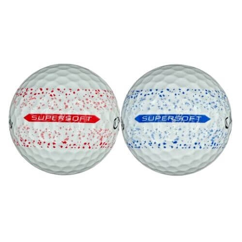 Callaway Supersoft Splatter 360 AAAAA Mint 50 Used Golf Balls 5A