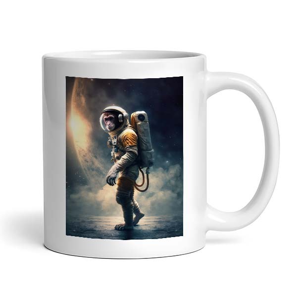 Monkey in Spacesuit Astronaut - Funny Animals Mug