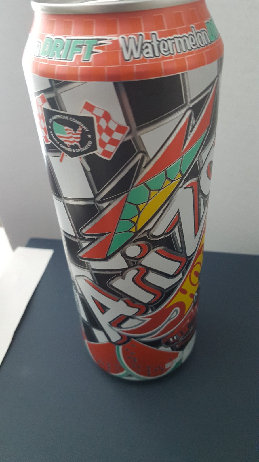 Arizona Tea Hot Wheels Watermelon Drift 22 OZ  Can/New GOOD TO DRINK...