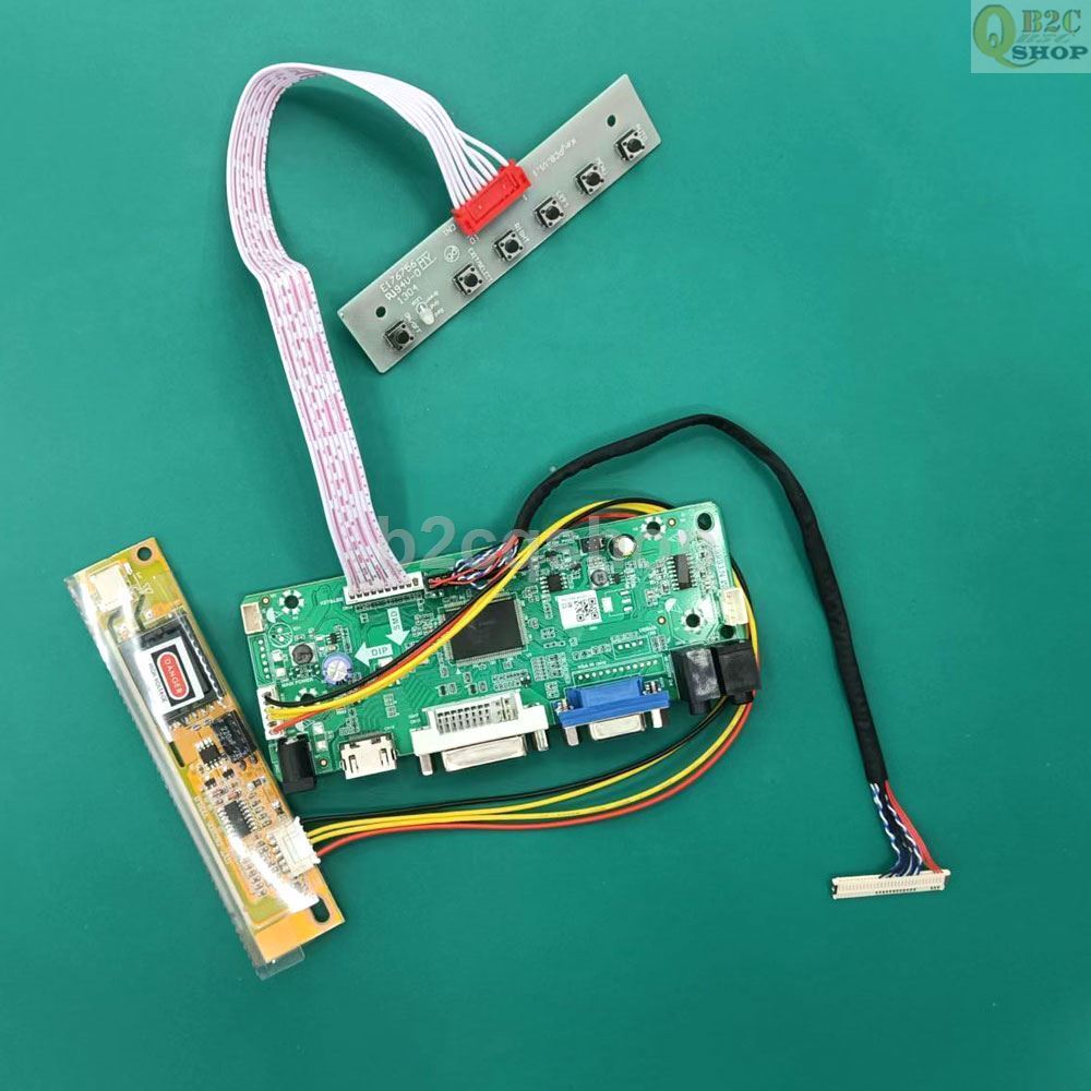 B141EW04 14.1" 1280X800 Screen HDMI VGA DVI LCD Driver Controller Board Kit