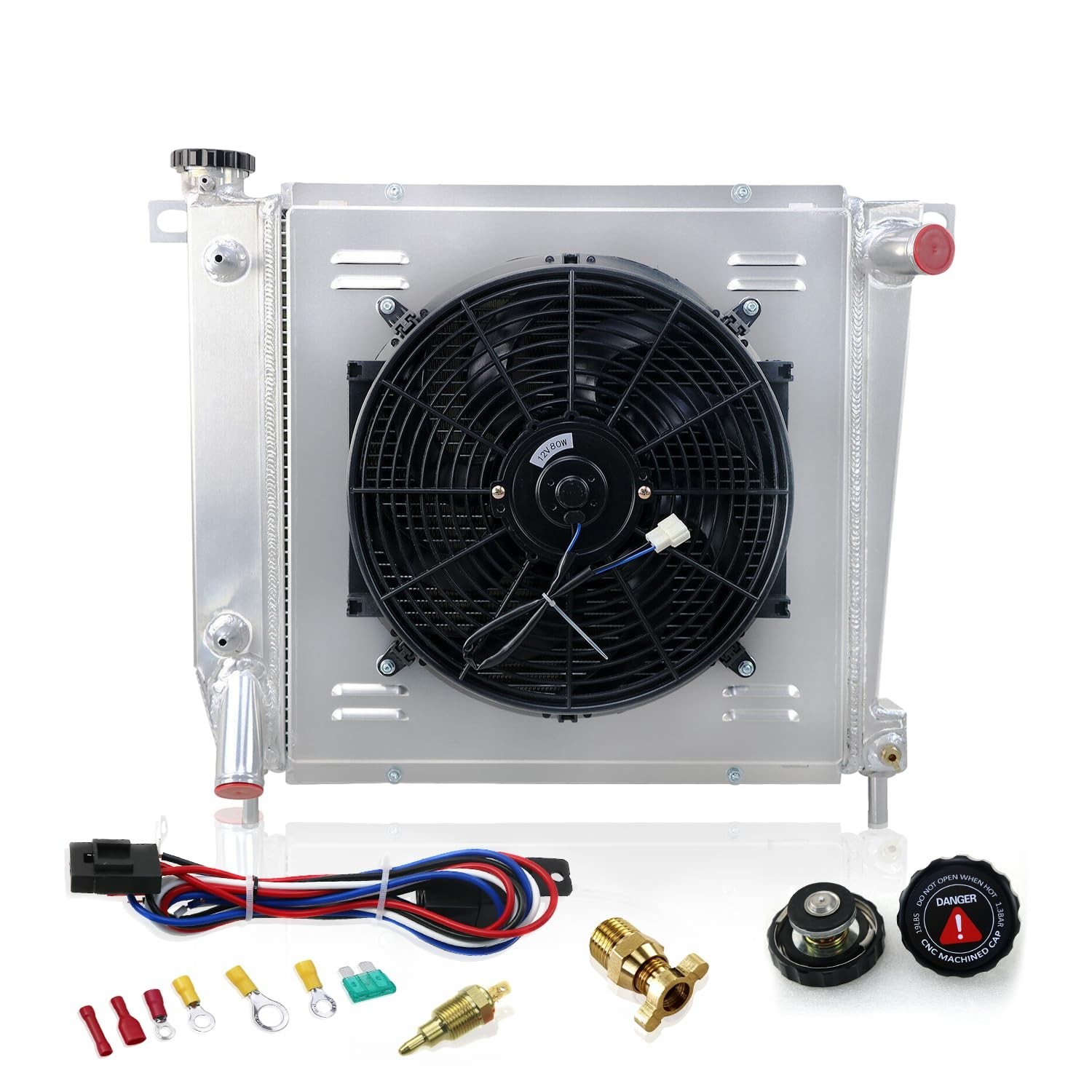 All Aluminum Radiator Compatible With 1985-1994 Ford Explorer Ranger Bronco I...