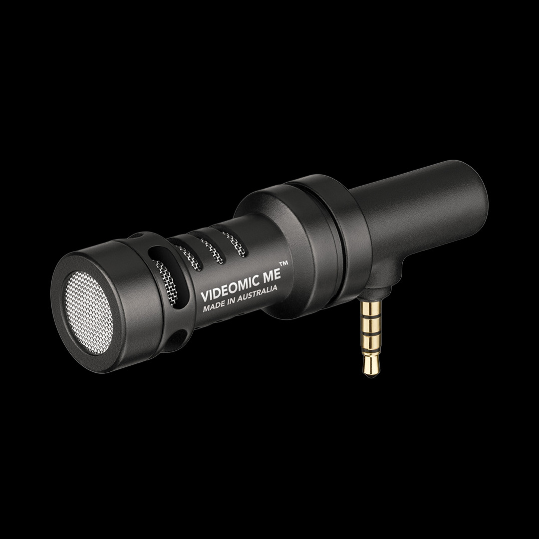 Rode VideoMic Me Compact Microphone with Rode WS9 Orange Windshield