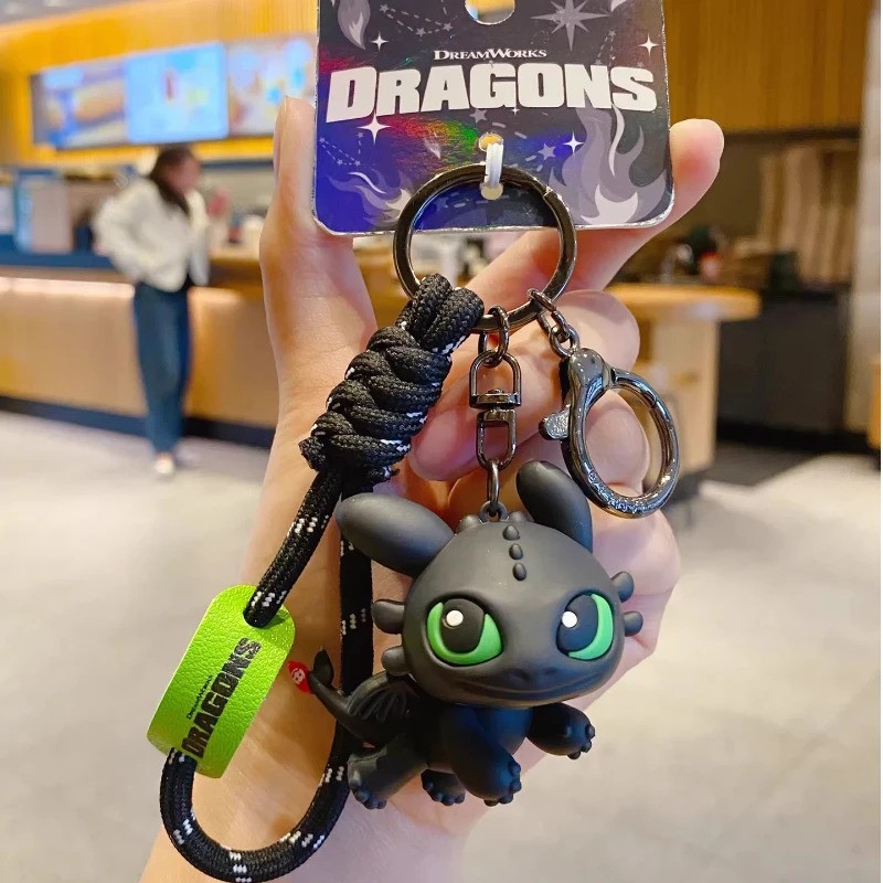 Authentic Dragon Taming Master Flying Toothless Boy Keychain New Bag Pendant