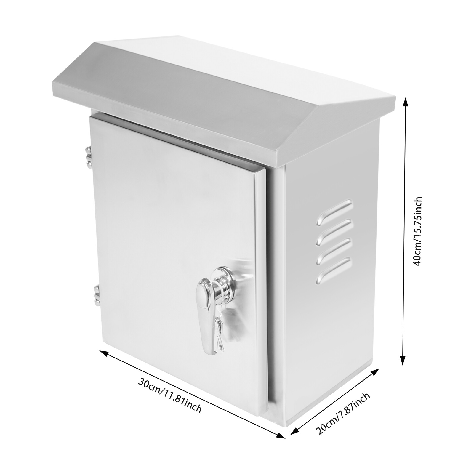 Silver Electrical Box Stainless Steel Electrical Box Wall Mount Junction Box