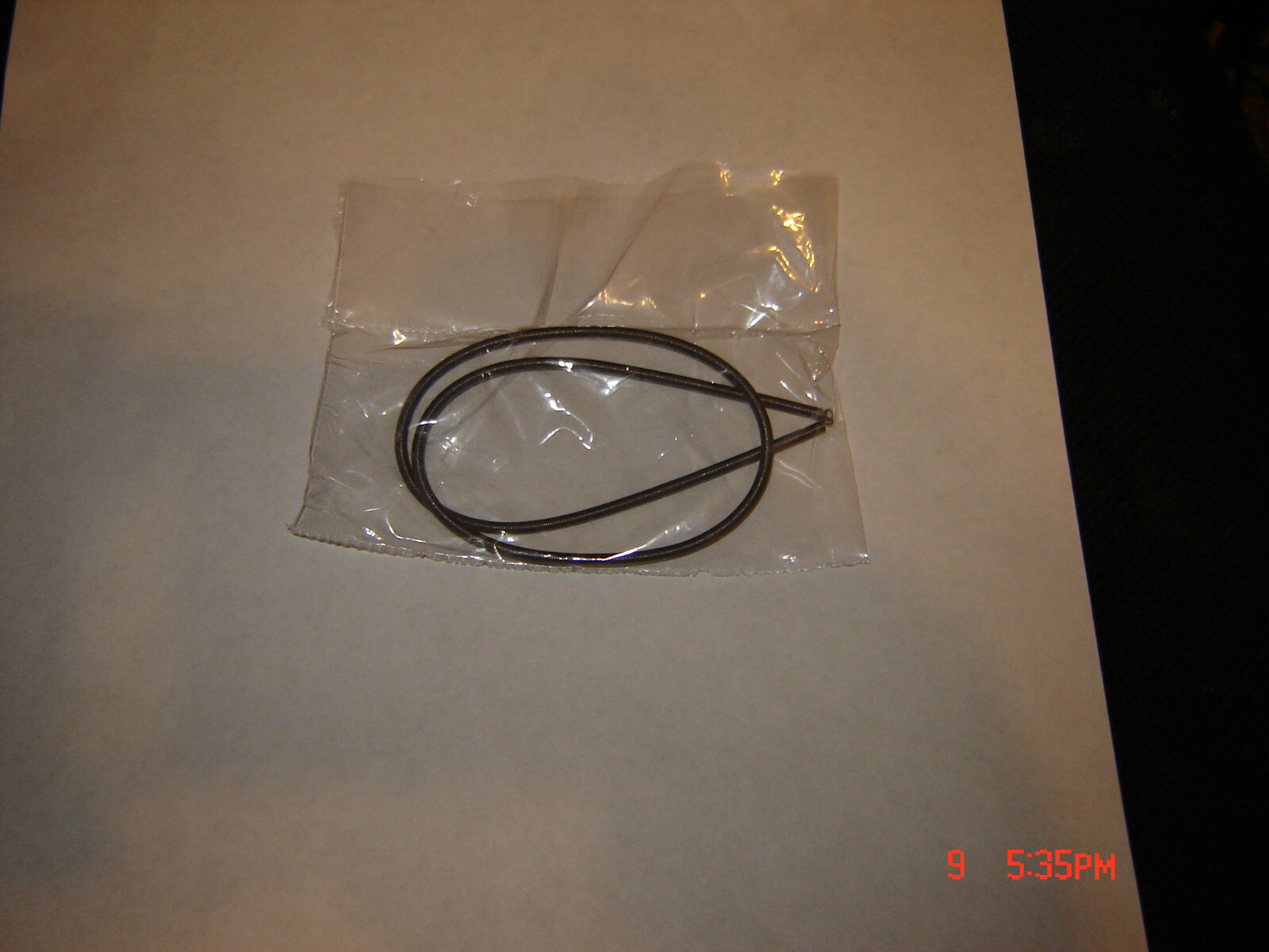 Bell & Howell 10MS Projector Belt,Wire-Spring Upper Take-Up Belt,1 New Wire Belt