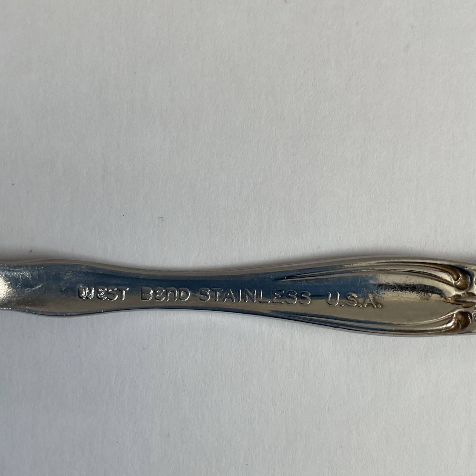 Oneida West Bend AFFECTION Pattern Stainless USA Flatware Teaspoons Set Of 4