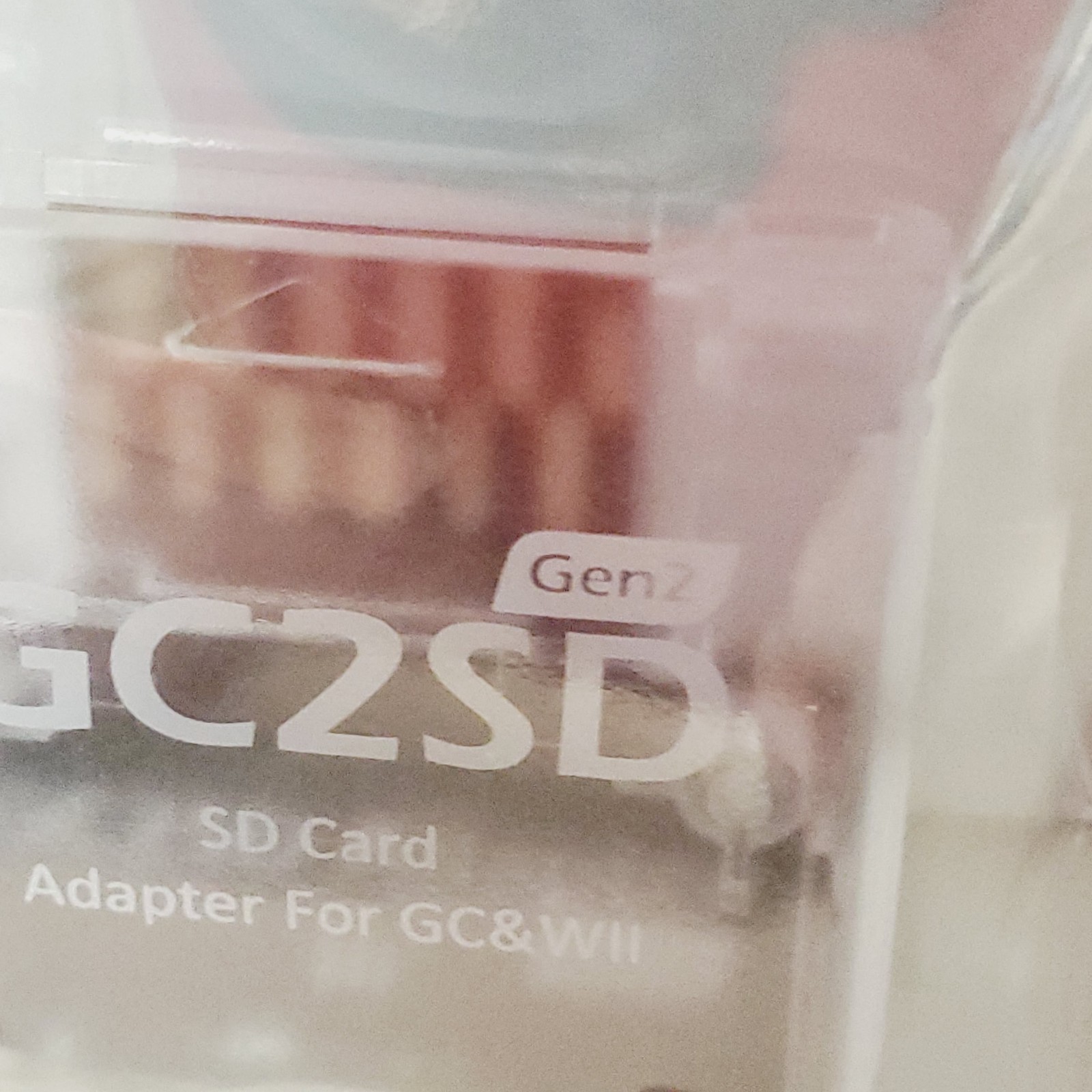 GC2SD "GEN 2" Micro SD Card Adapter TF Card Reader Gamecube/Wii ~ US SHIP -CLEAR