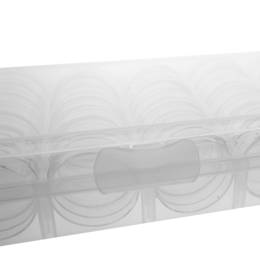 Storage Box Divider Tray 42 Round Individual Clear Containers Multi-functional O