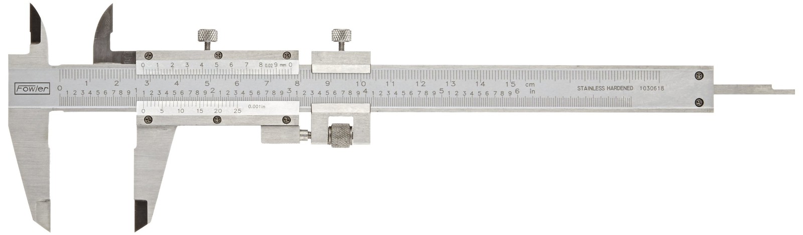 Fowler 52-058-016-0, Vernier Caliper with 0-6"/150mm 6 to 7.9 Inches