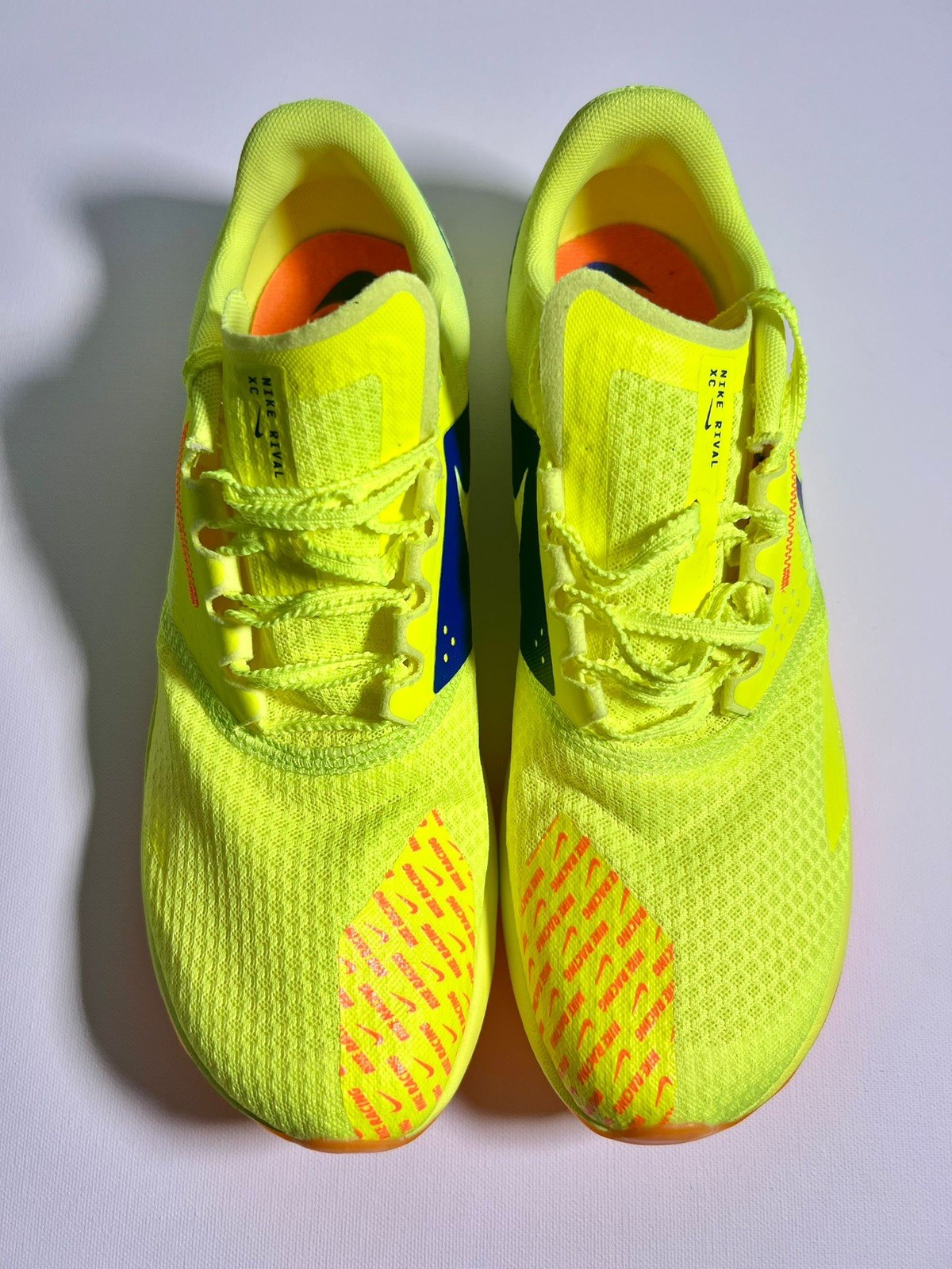 Nike Rival XC Track Shoe Men's 8 1/2 Yellow DX7999-701 Nike Racing Not Spike.