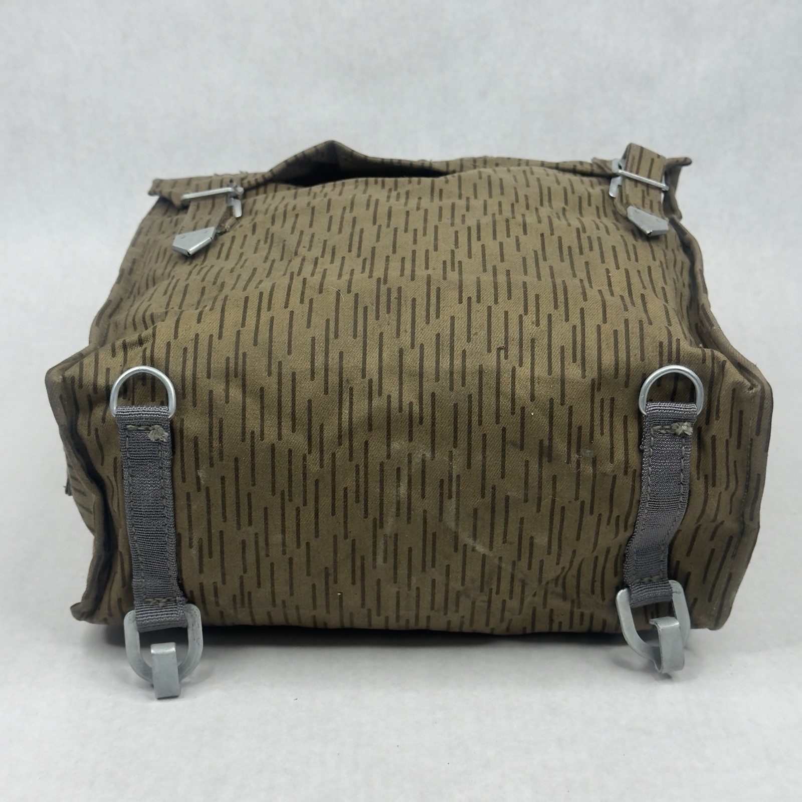 Cold War East German Camo Combat Pack Backpack Military Surplus Rain EUC