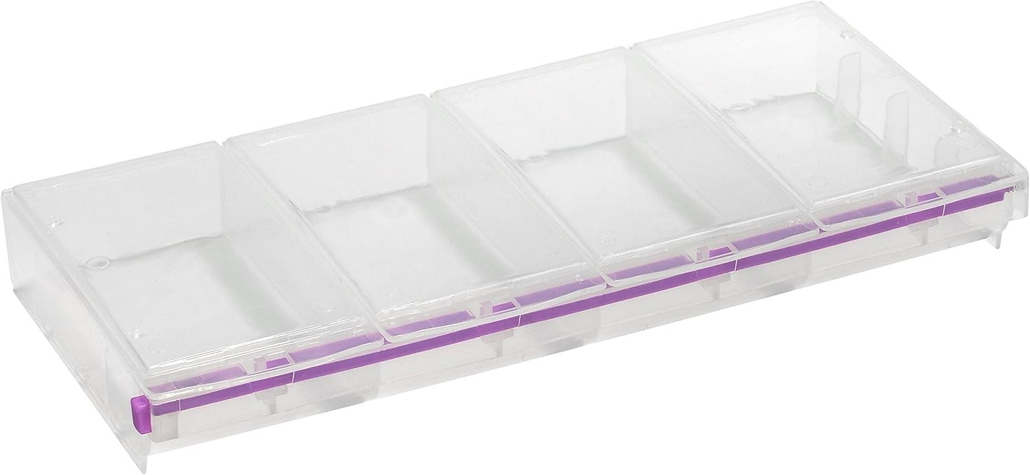 Bead Organizer with 4 Locking Compartments - Perfect for Crafts & DIY