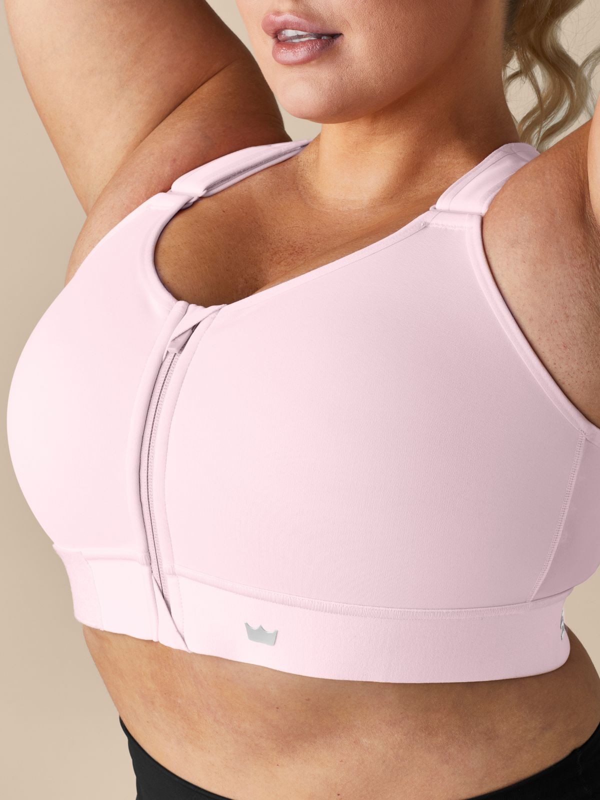 SHEFIT FLEX Powerhouse Pink Sports Bra Size 1Luxe Supportive Workout Top