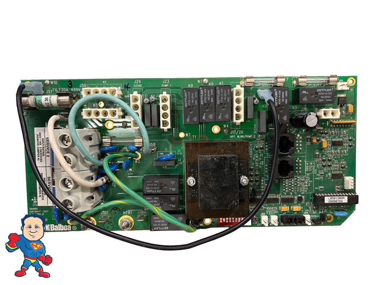 Balboa Board 55071 NOS European 50Hz LB501G GS501SZ Leisure Bay