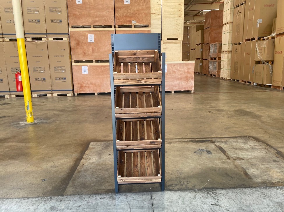 NEW Market Retail Display Rack Shelf Merchandiser Fruit Vegetable Snack Baskets
