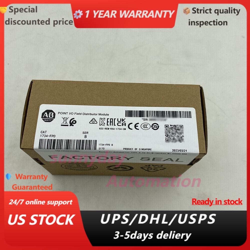 New AB 1734-FPD 1734FPD I/O Module Factory Sealed AB Allen-Bradley US Free Tax