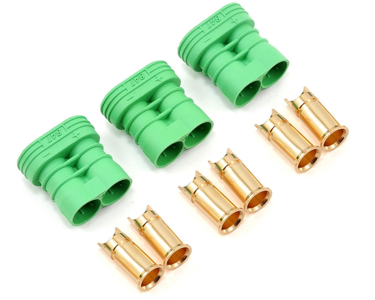 Castle Creations 6.5mm Polarized Bullet Connector (3) (Female) [CSE011-0069-00]