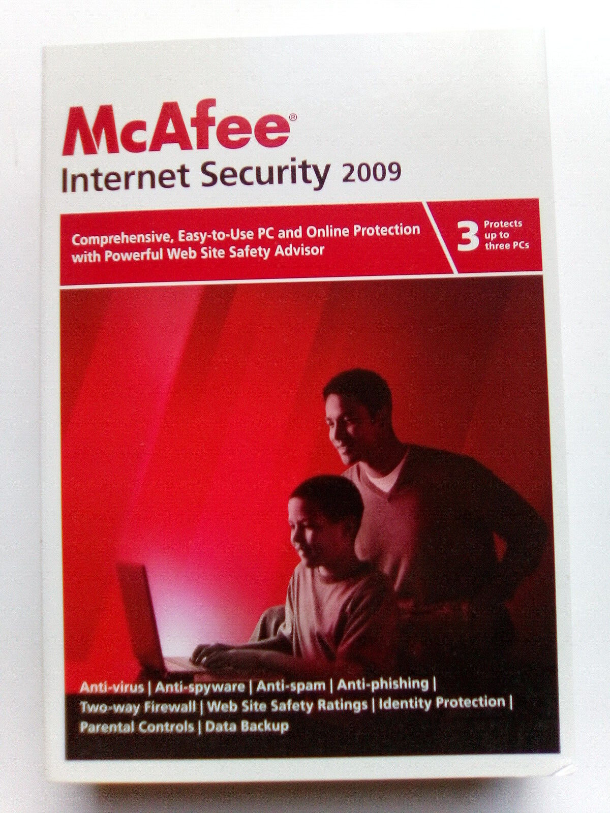 McAfee Internet Secruity 2009 (for up to 3 PCs)