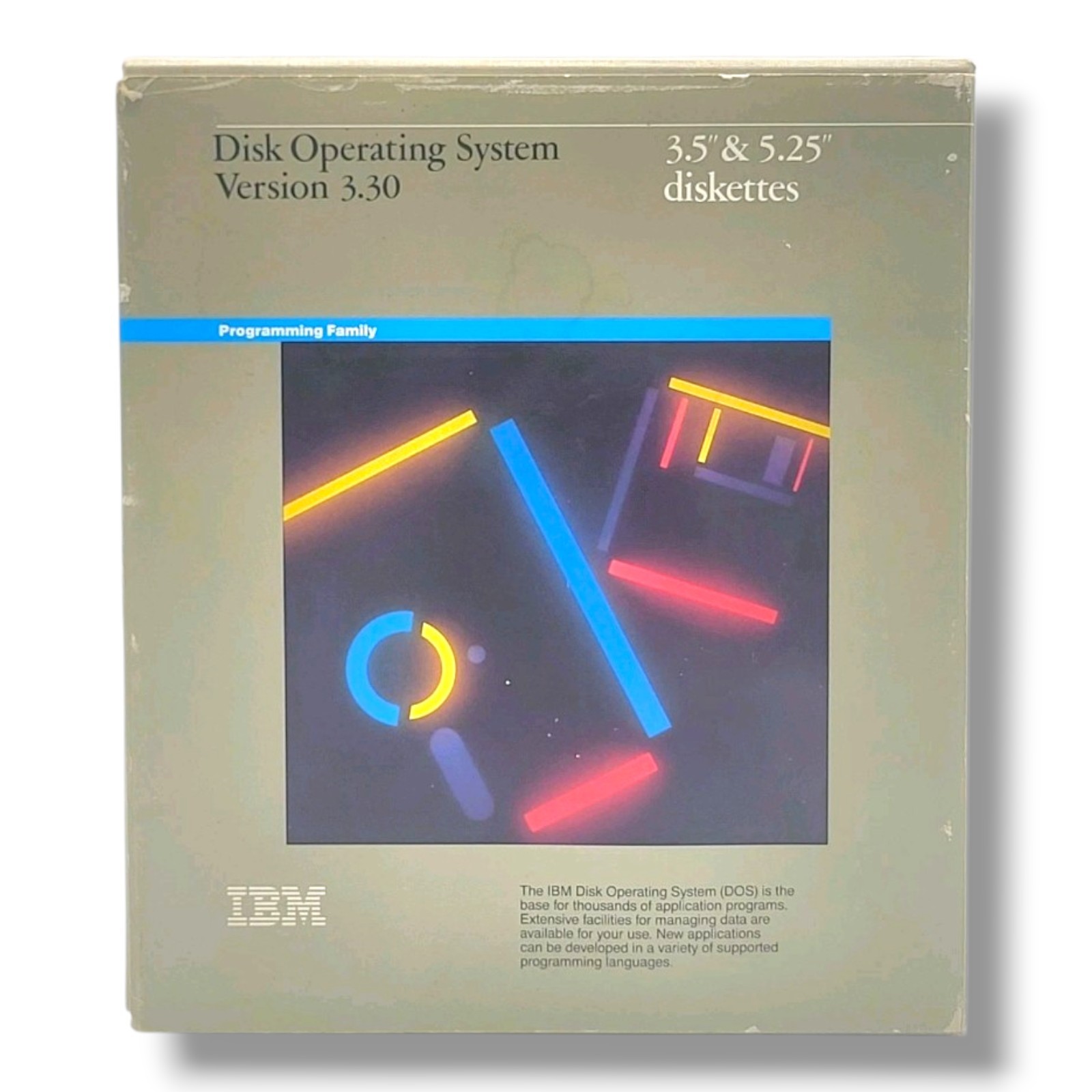 IBM DOS Disk Operating System Version 3.30 Programming Family w/ Diskettes