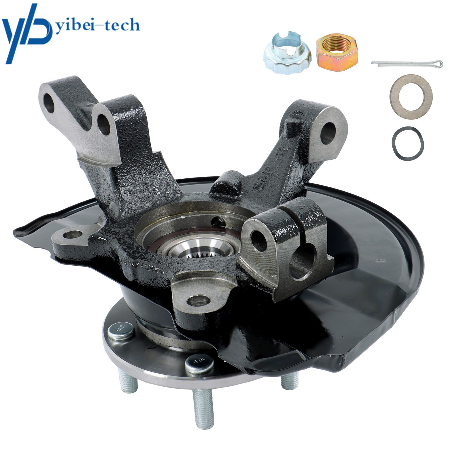 For 07-18 Mitsubishi Outlander Front Right Steering Knuckle And Hub Bearing Assy