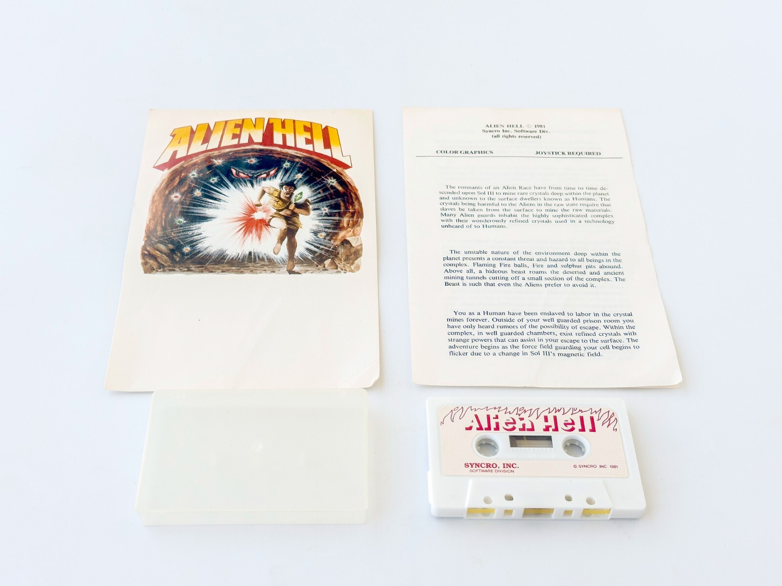 Alien Hell - Syncro, Inc - 1981 / Atari 400/800