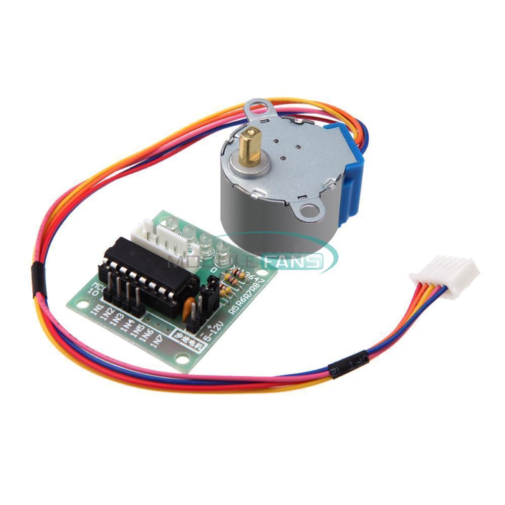 5PCS 5V Stepper Motor 28BYJ-48 + Drive Test Module Board ULN2003 5 Line 4 Phase