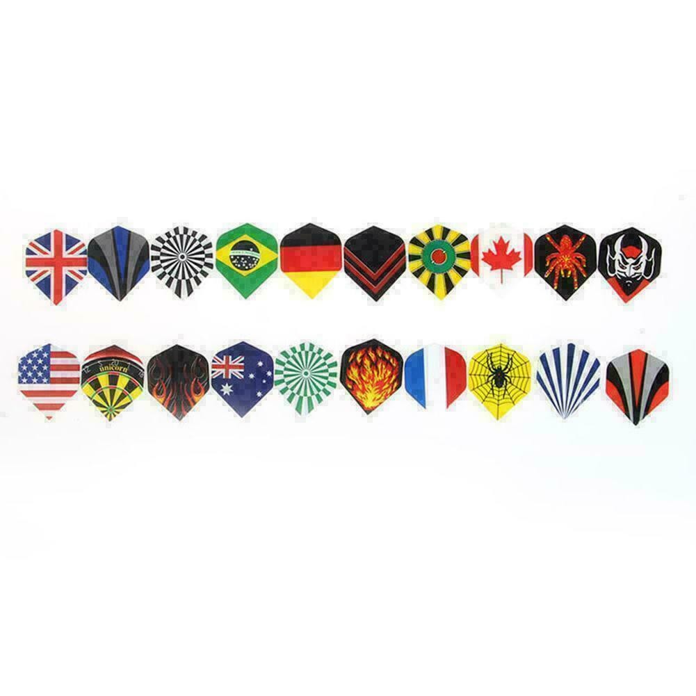 60Pcs 20-Pattern Dart PET Flights Multi-Styles Nice T4D4 Darts Profe Y0M3 Y5O4 F