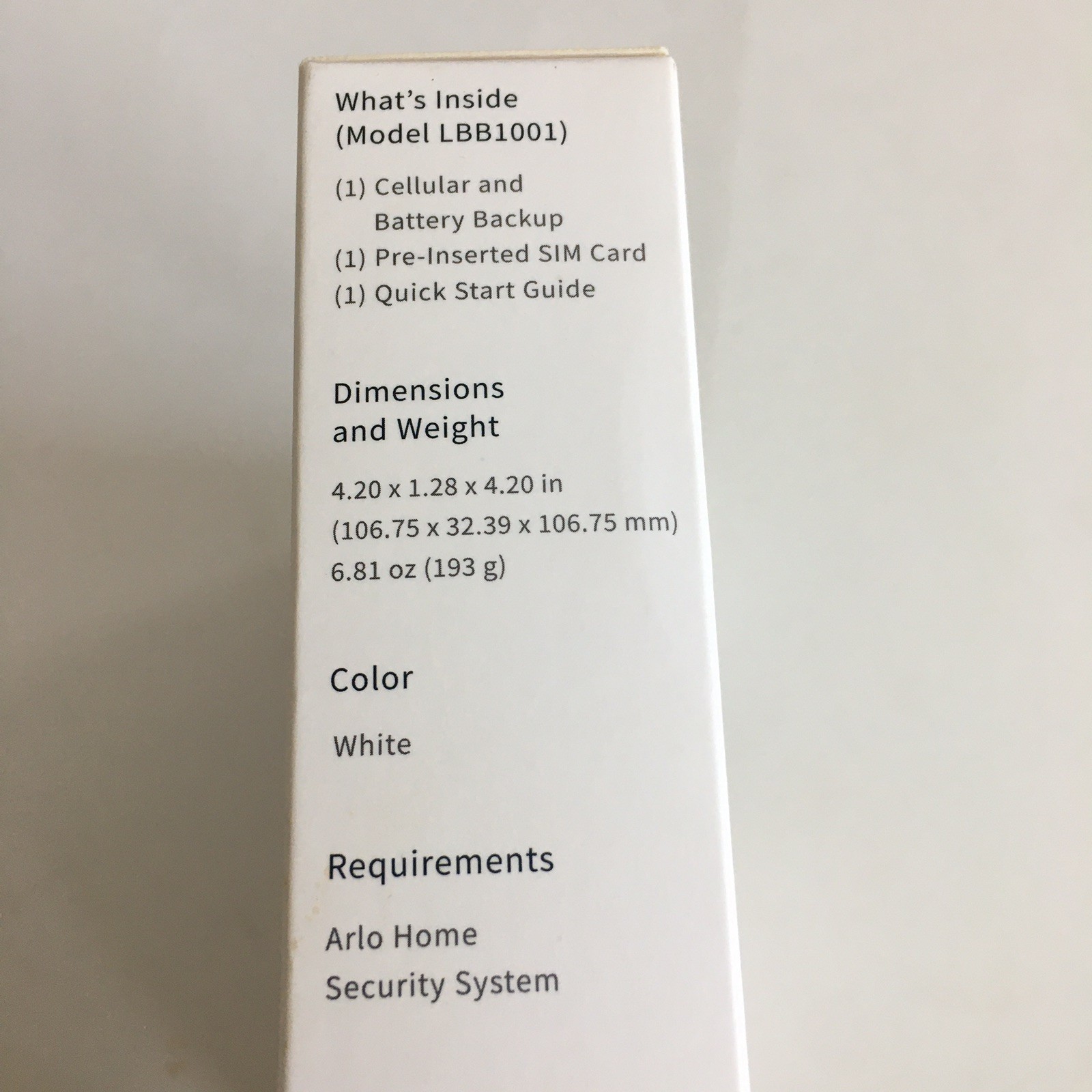 Arlo Cellular and Battery Backup - LBB1001