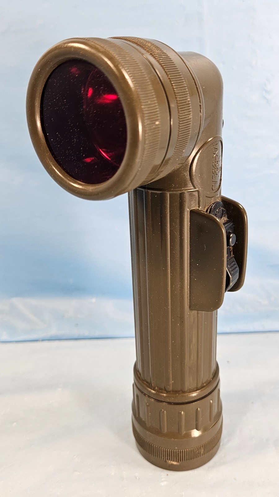 Vintage Fulton U.S. MX-991/U Issued Flashlight Working