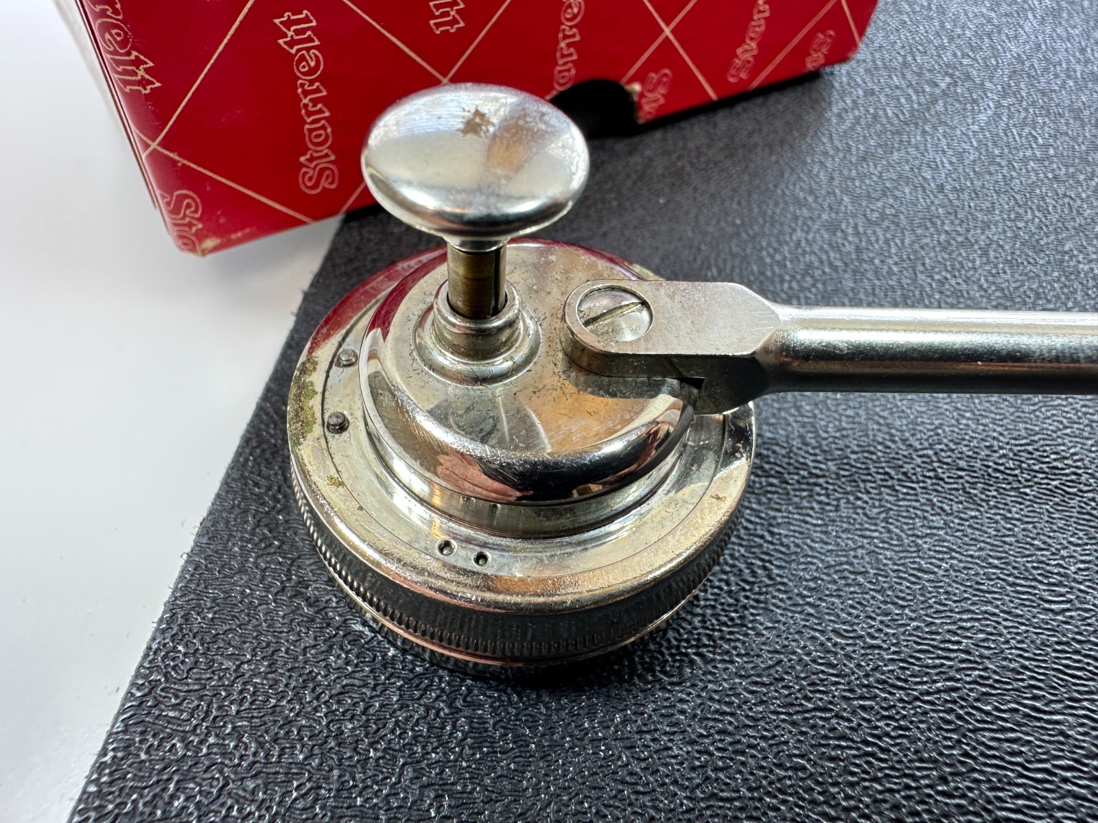 🇺🇸 NEW Starrett Tools USA 196MB Universal Back Plunger Test Dial Indicator NOS