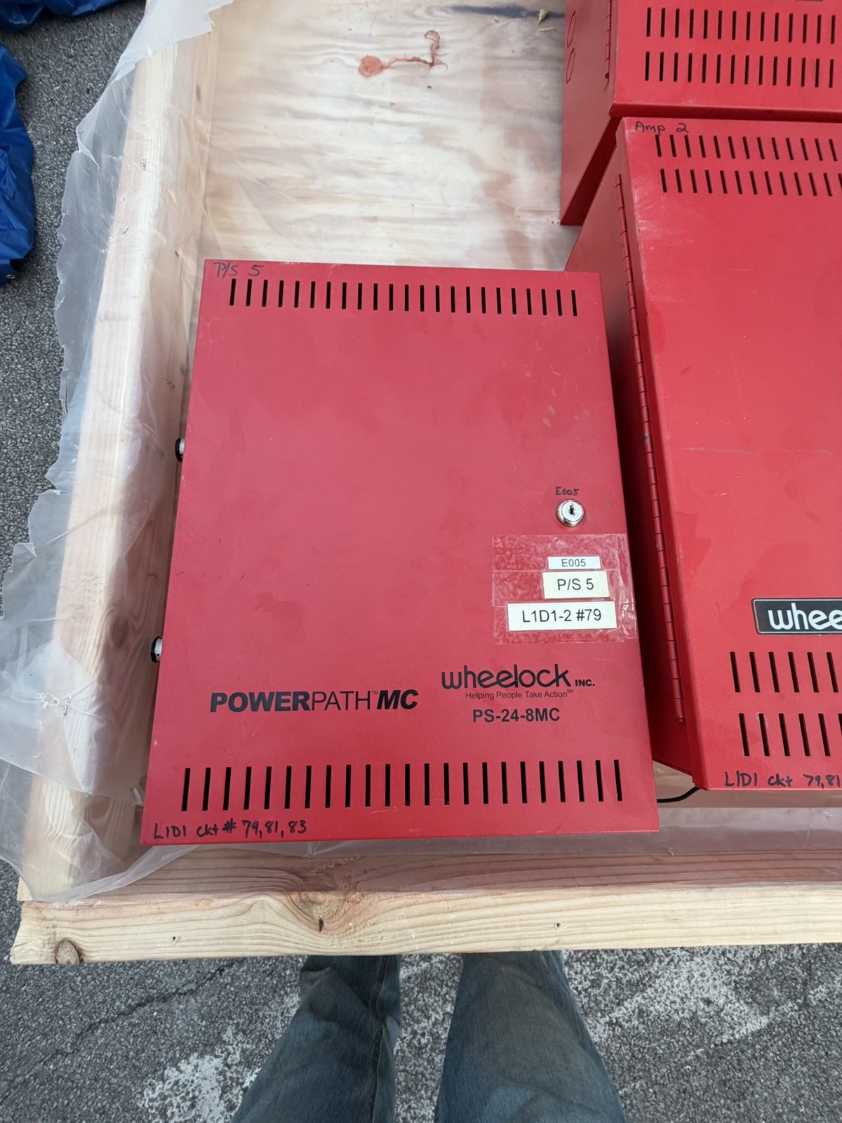 Wheelock PowerPath  Power Supply PS-24-8MC 8A 24V NAC