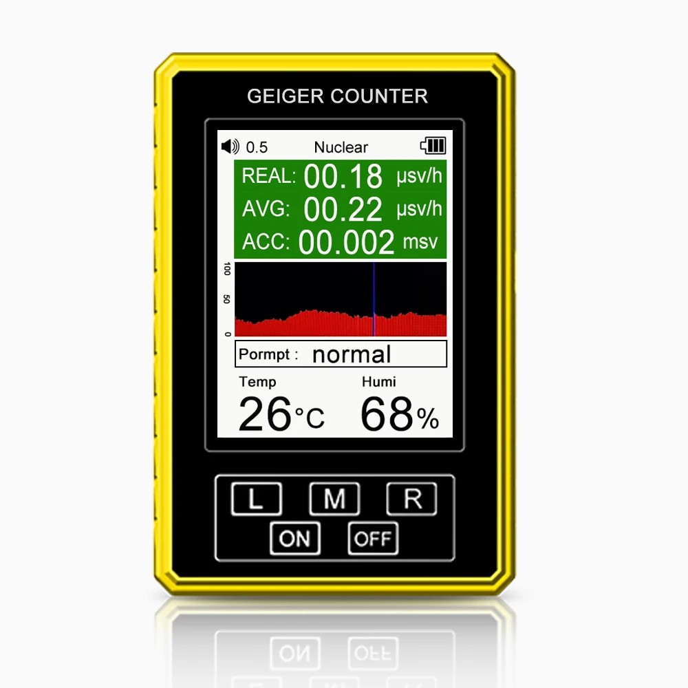 BR-9C-XR-3 Pro 2-In-1 Handheld Digital Display Electromagnetic Radiation Nuclear