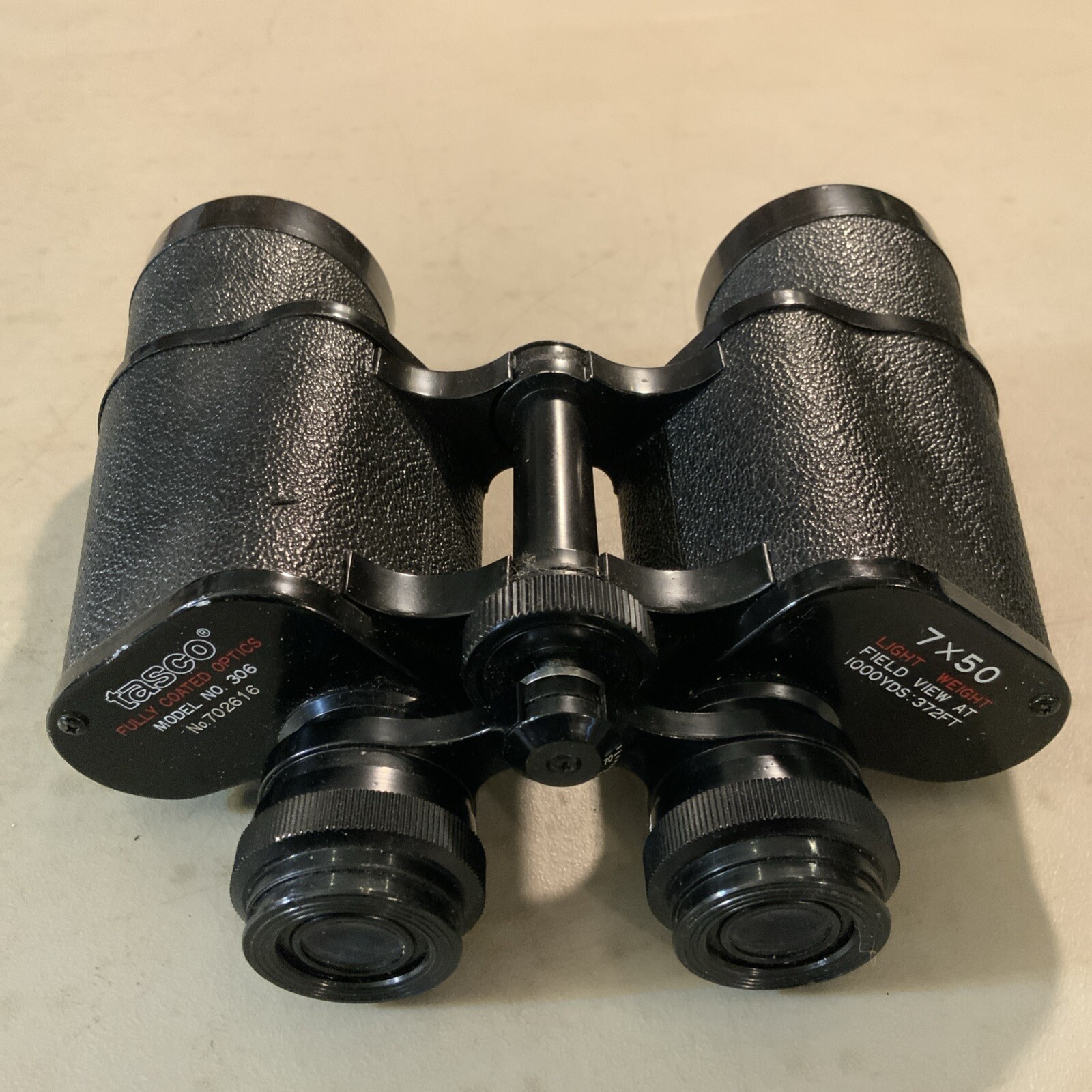 Vintage Binoculars Tasco Model No 306 7x50