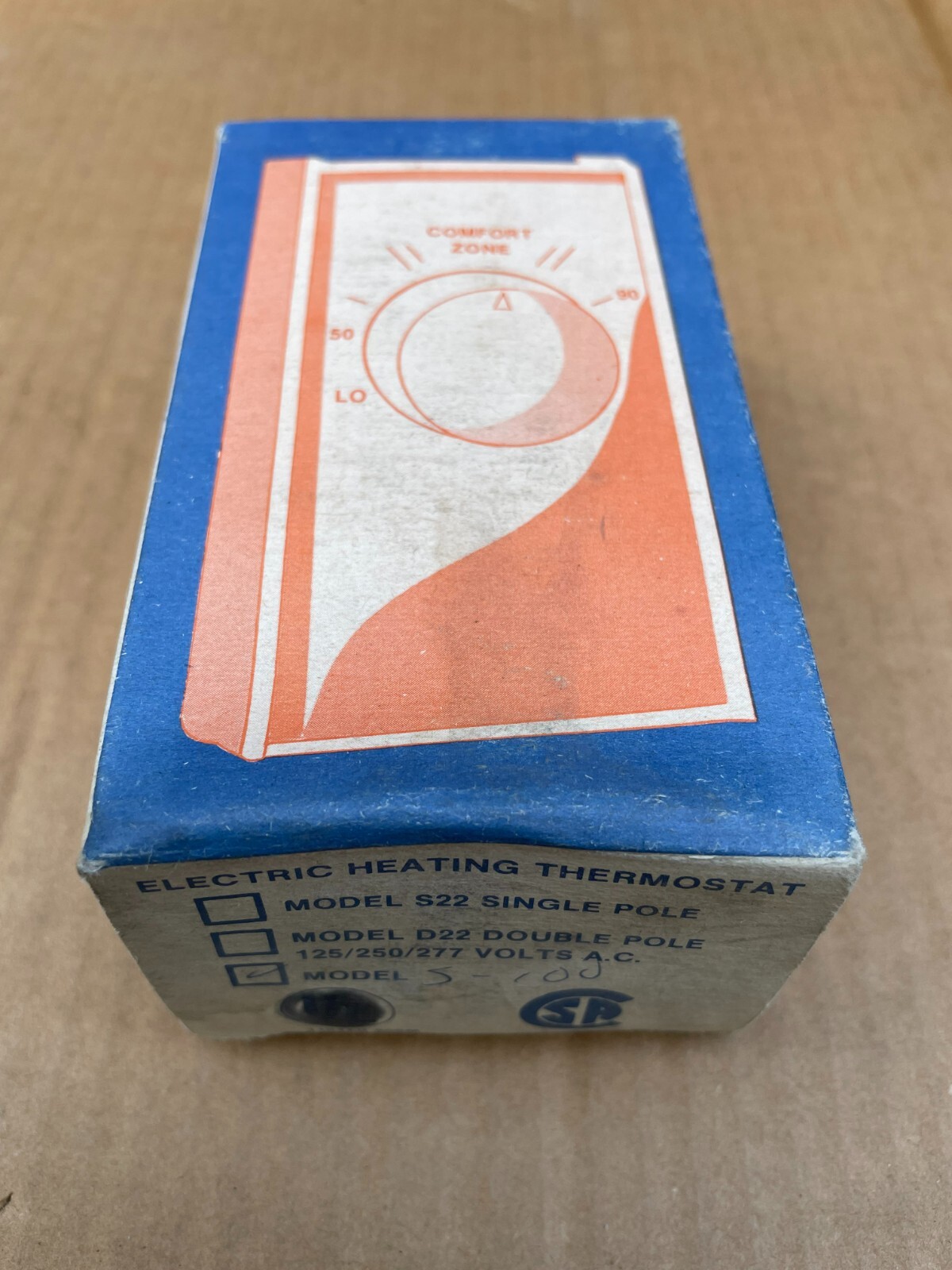 Confort Controls Thermostat Electric Heat, S-100