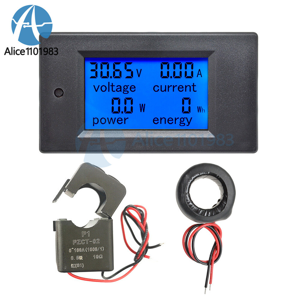 AC80-260V Voltmeter Ammeter Power Frequency Detector Digital Multimeter PZEM-061